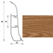 Плинтус "Тик", кабель-канал, мягкий край, 85*2500мм