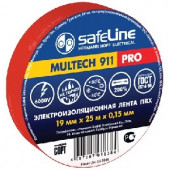 Изолента ПВХ "Safeline" 19мм*25м, красная